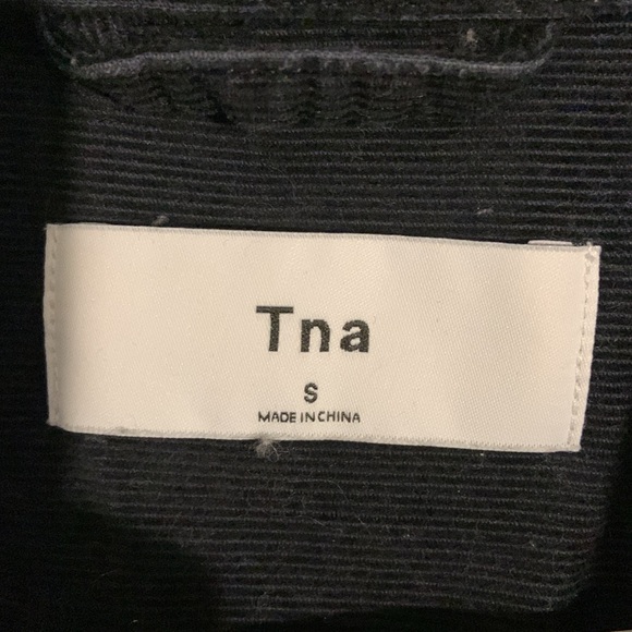 TNA - Black Corderoy Button Up Longsleeve - Picture 4 of 5